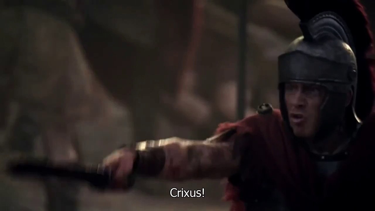 Death Of Crixus - Spartacus 03x08 - Full HD