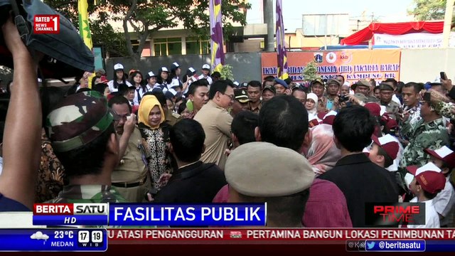 Ahok Resmikan RPTRA Rawa Buaya