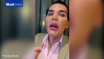 Real-life Ken doll Rodrigo Alves rushed to hospital after his body REJECTED new nose