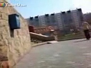 wall flip gone wrong