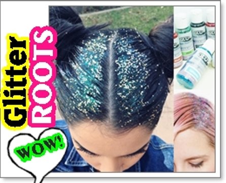 GLITTER ROOTS | Tendencias Raíces Cabello Brillantes ¡con Purpurina!