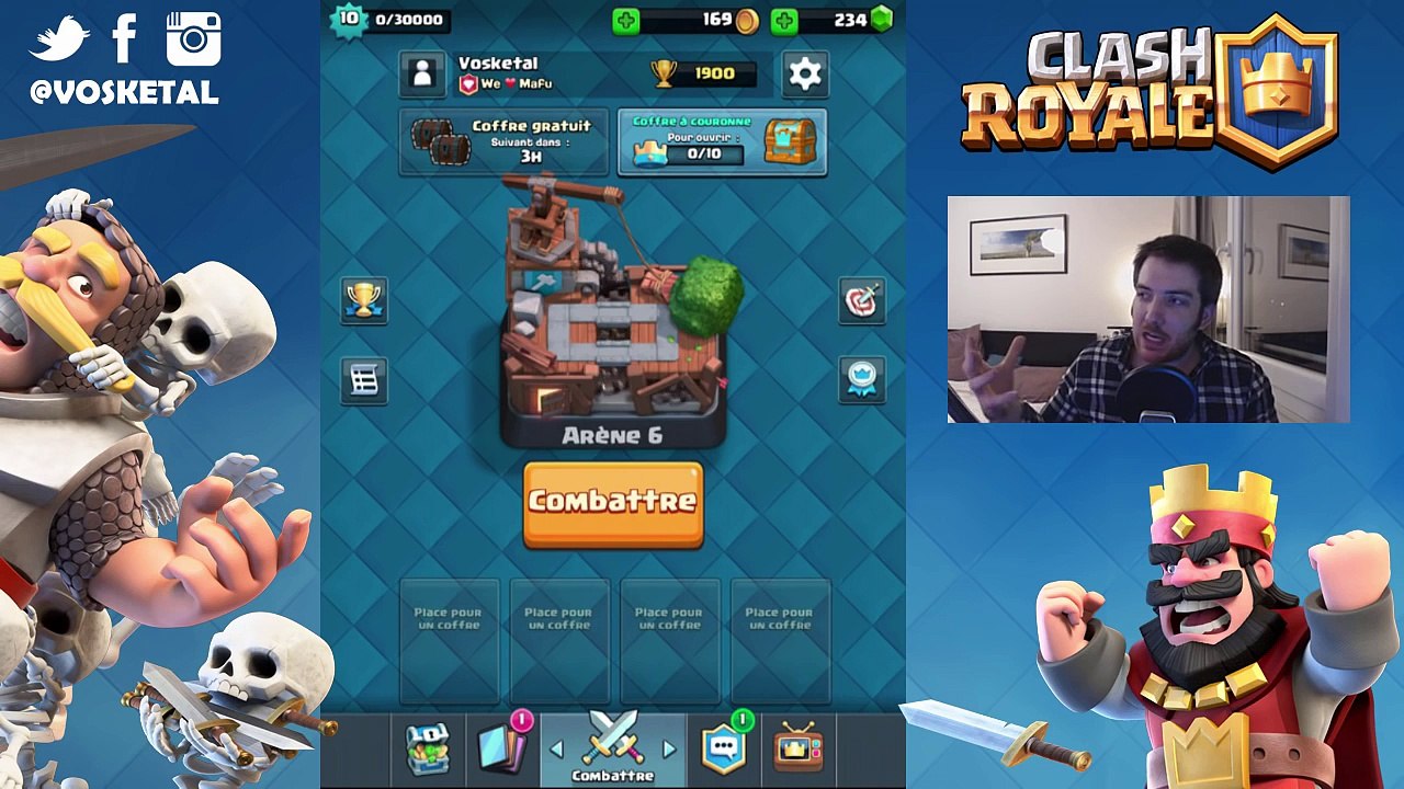 CLASH ROYALE | SNEAK PEEK 1 | NOUVELLE ARENE !!! EXCLU FR !!!