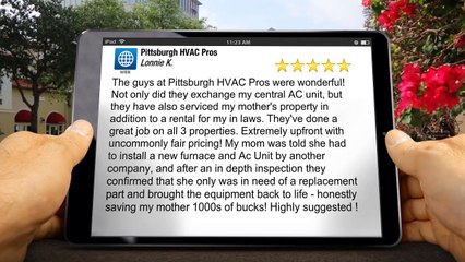Great 5 Star Review for Pittsburgh HVAC Pros