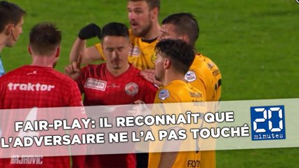 Fair-play: Un joueur reconnaît que l'adversaire n'a pas commis de faute
