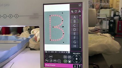 Pfaff Creative Sensation Pro, class 2 embroidery 125