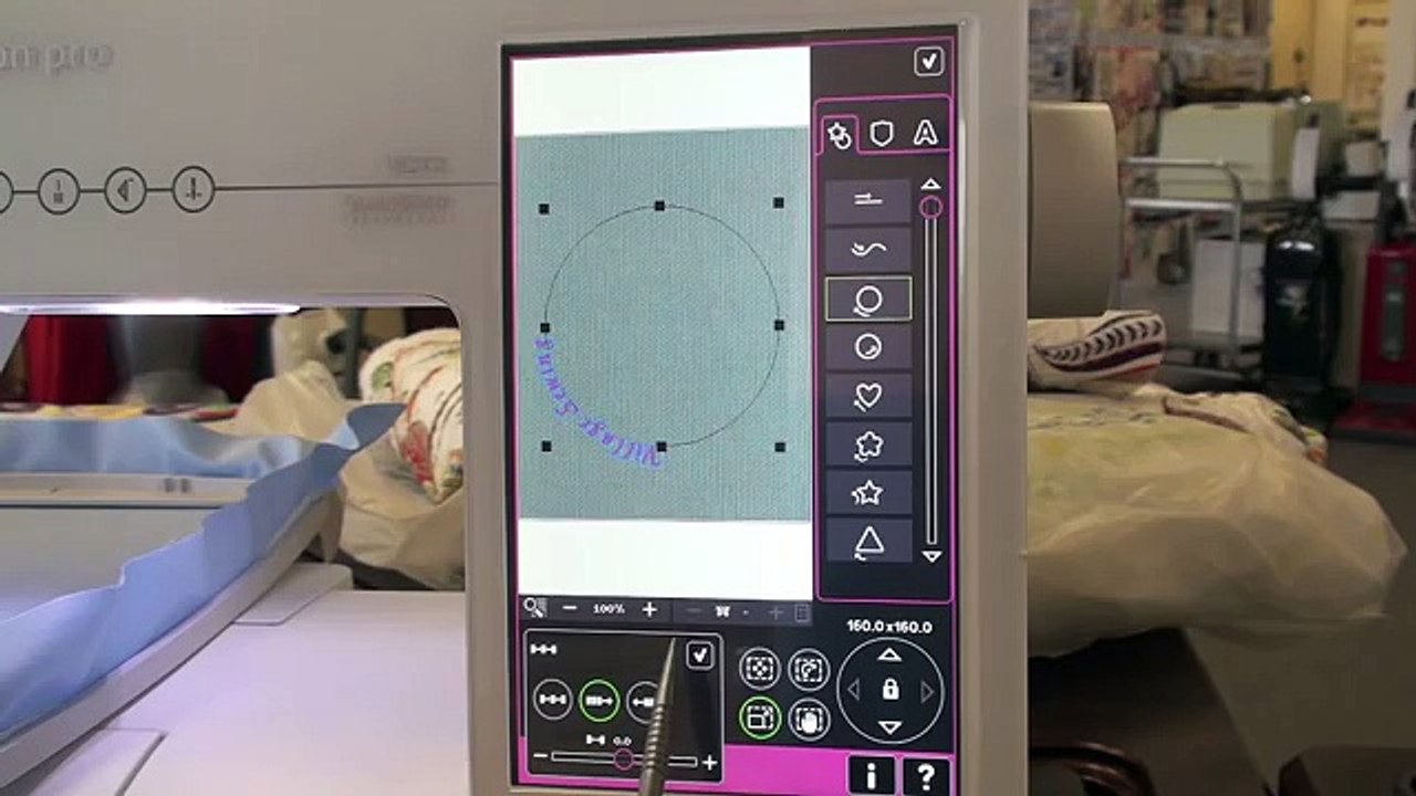 Pfaff Creative Sensation Pro, class 2 embroidery 140