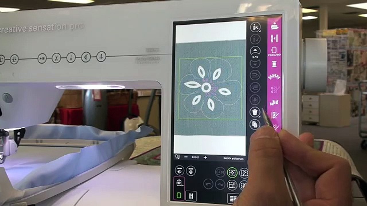 Pfaff Creative Sensation Pro, class 2 embroidery 181