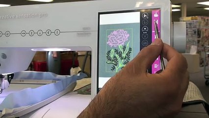 Pfaff Creative Sensation Pro, class 2 embroidery 196