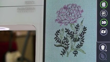 Pfaff Creative Sensation Pro, class 2 embroidery 201