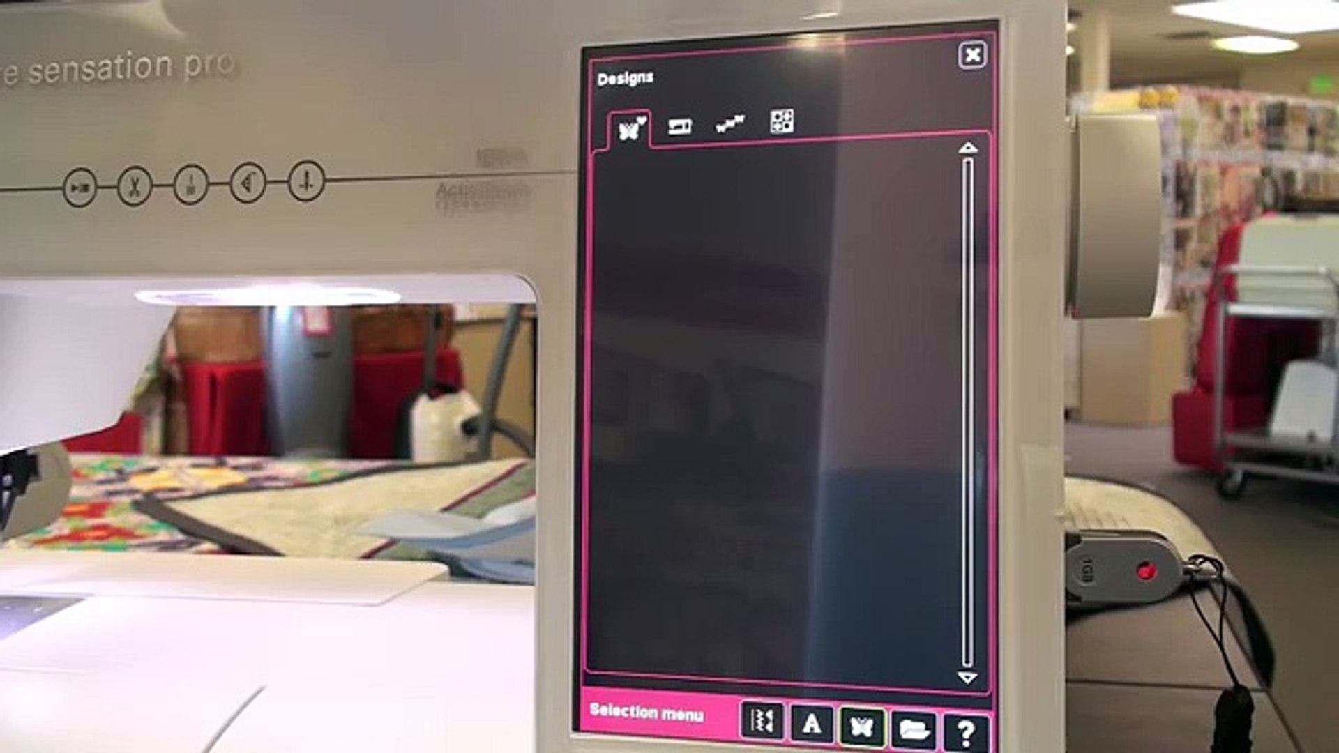 ⁣Pfaff Creative Sensation Pro, class 2 embroidery 218