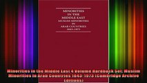 Read  Minorities in the Middle East 4 Volume Hardback Set Muslim Minorities in Arab Countries  Full EBook