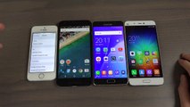 iPhone SE vs Galaxy A5 vs Xiaomi Mi5 vs Nexus 5X Review Aliexpress