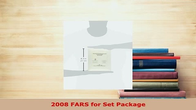 Download 2008 FARS for Set Package Ebook