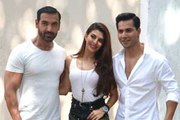 The Dishoom trio has a wrap press conference for the film