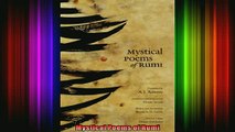 Read  Mystical Poems of Rumi  Full EBook