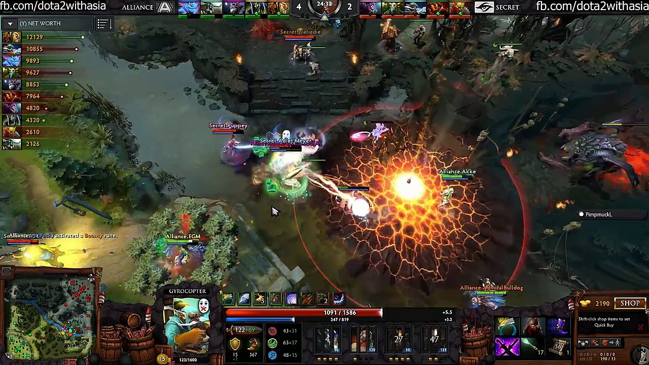 Dota 2 - Alliance vs Secret - StarLadder i-League 13 Highlight Dota2 Game 1 (dotawithasia)