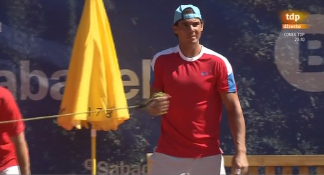 Rafael Nadal's practice at Barcelona Open. 19 April 2016