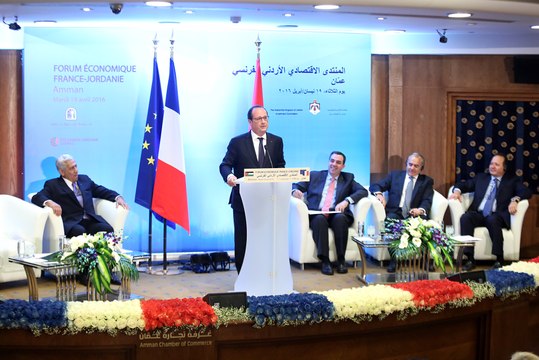 Discours au forum économique France-Jordanie