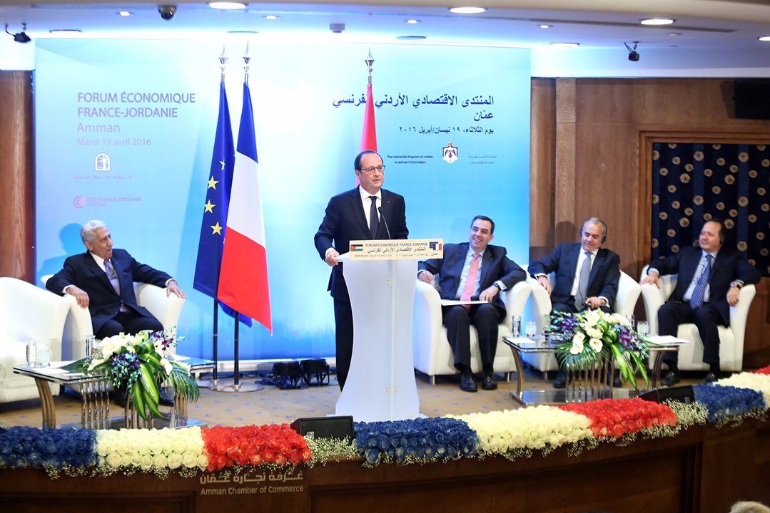 Discours au forum économique France-Jordanie