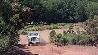 One Ton landrover off roading