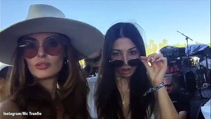 Model Nicole Trunfio posts videos of her time at Coachella