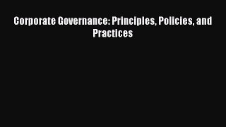 Download Corporate Governance: Principles Policies and Practices Ebook Free