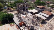 Drone images show town of Pedernales devastated by Ecuador quake