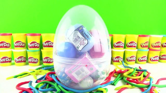 Oyun Hamuru Gökkuşağı DEV Sürpriz Yumurta Açma Play Doh Rainbow Sürpriz Oyuncaklar