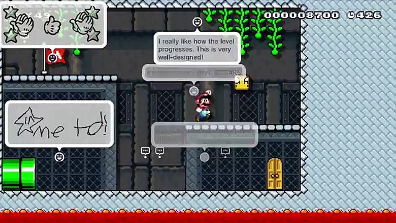 Super Mario Maker creative levels( 45