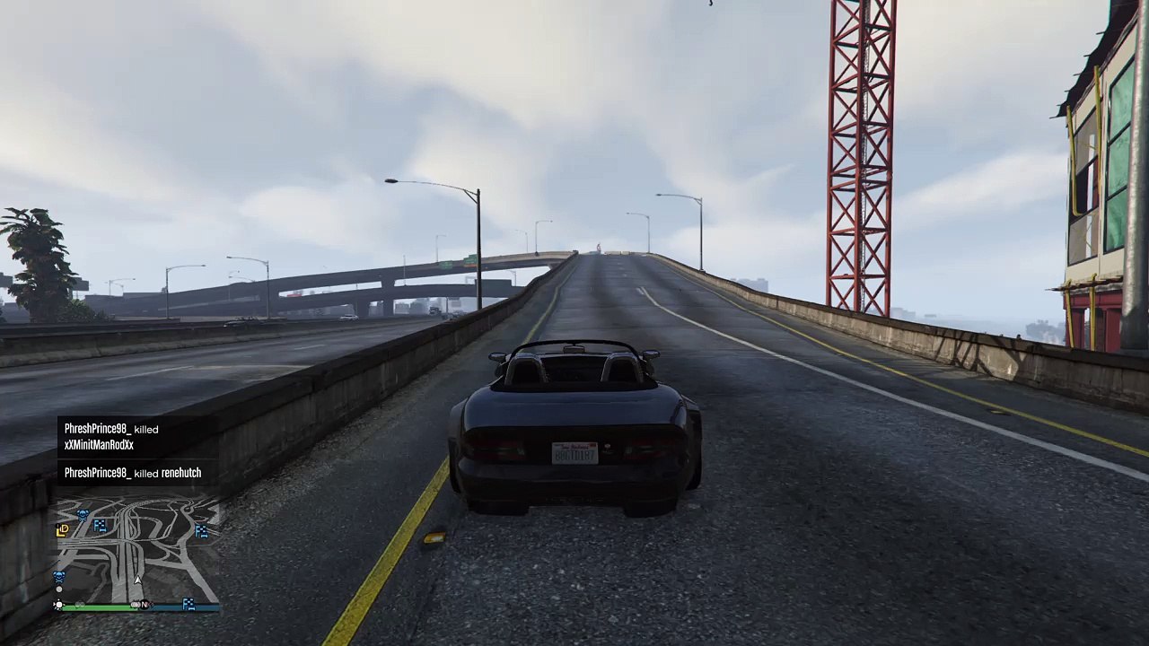 Grand Theft Auto V -_- "flying" car! Lol