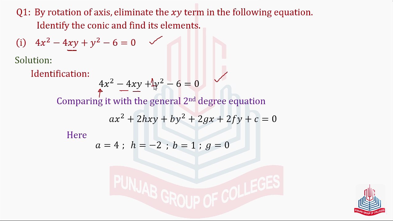 Question No.1(Part i)
