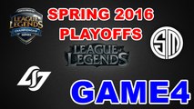 (LOL) 冠軍賽 CLG vs TSM Highlight(NA LCS 2016 Spring Playoffs) Game4