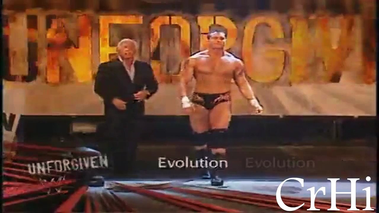 Shawn Michaels vs Randy Orton-Unforgiven 2003 Highlights HD