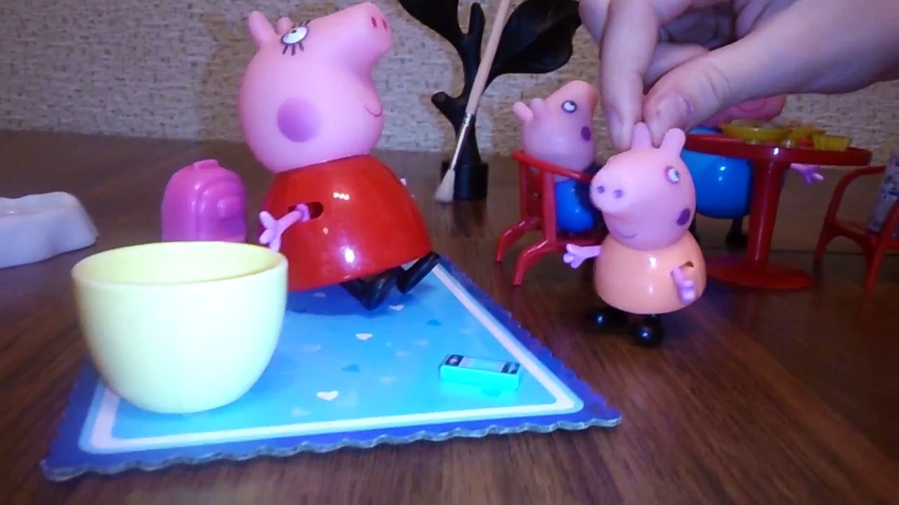  СВИНКА ПЕППА Мультик из Игрушек ПАПА СВИН ОБЪЕЛСЯ КАКАШЕК Игры для Девочек Peppa Pig на русском