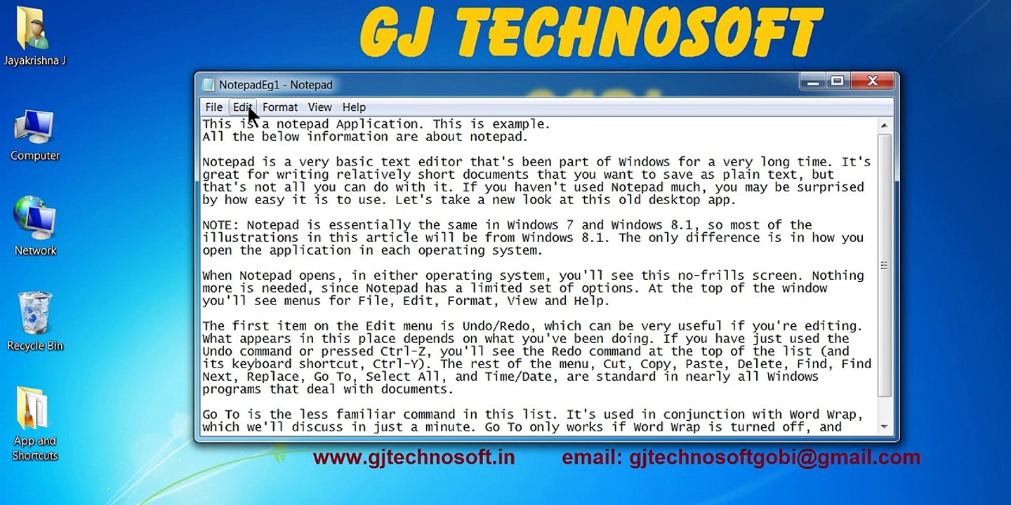 NotePad Part-2 in Tamil