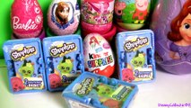Huge Sofia First Toy Surprise Easter Eggs Peppa Shopkins Basket Barbie Frozen MyLittlePony Fashems