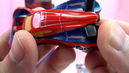 The Amazing Spider man unboxing voitures en jouet Spiderman Hot Wheels | français