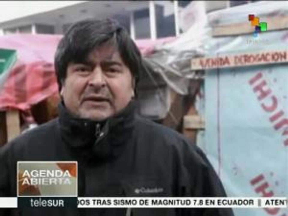 Obreros argentinos luchan por mantener beneficios en Tierra del fuego