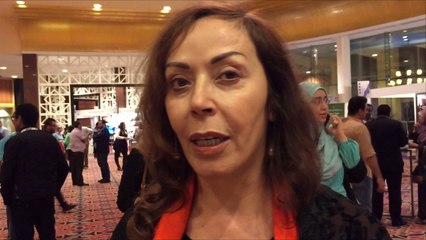 المخرجة امتياز دياب في مهرجان الجزيرة 11