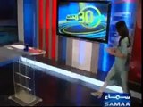 Viral on internet Gharida_Farooqi in white leggings and high heels 2016