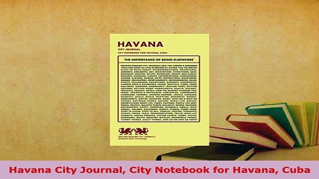 PDF Havana City Journal City Notebook for Havana Cuba Read Full Ebook
