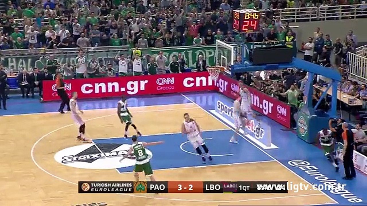 Panathinaikos 75-84 Laboral Kutxa Vitoria maç özeti