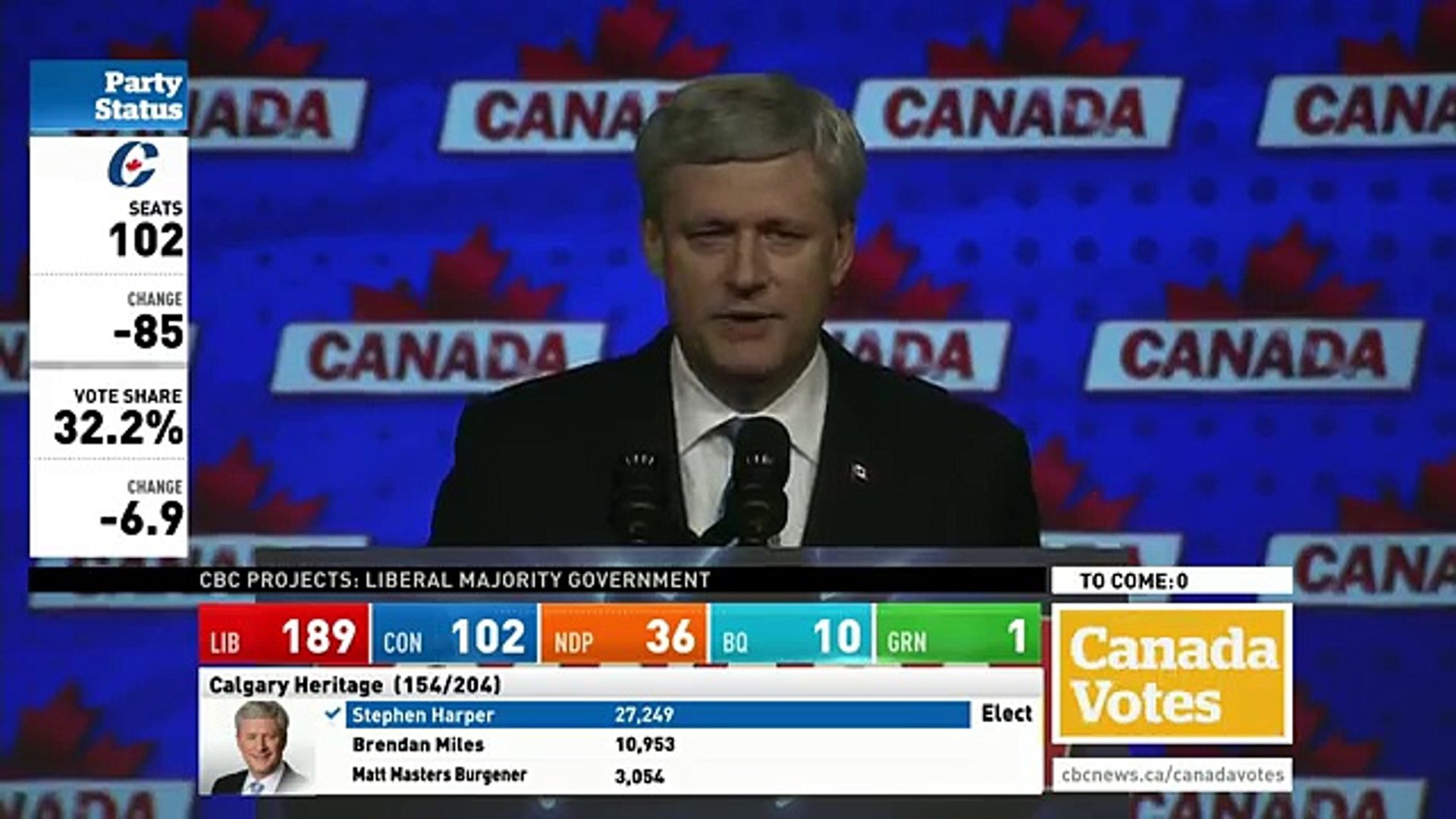 WATCH LIVE Canada Votes CBC News Election 2015 Special 318