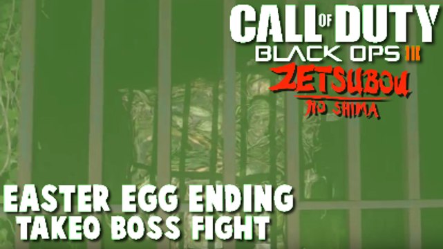 ZETSUBOU NO SHIMA EASTER EGG ENDING - TAKEO BOSS FIGHT DISCOVERED (BLACK OPS 3 ZOMBIES TUTORIAL)