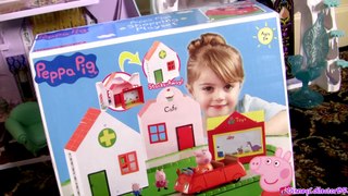 Peppa Pig Shopping Playset Peppa Driving Car to Bakery Shop & Toy Store Review by FunToys