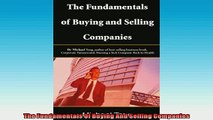 READ book  The Fundamentals Of Buying And Selling Companies  FREE BOOOK ONLINE
