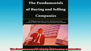 READ book  The Fundamentals Of Buying And Selling Companies  FREE BOOOK ONLINE