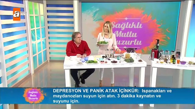Depresyon ve panik atak için kür - Gençleştiren formül - Sağlıklı Mutlu Huzurlu 90. Bölüm - atv