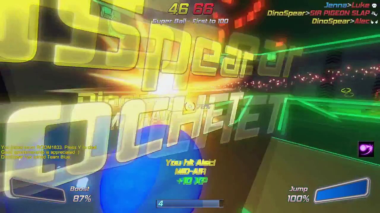 robot roller derby disco dodgeball best moments :D