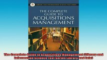 READ book  The Complete Guide to Acquisitions Management Library and Information Science Text Series  BOOK ONLINE